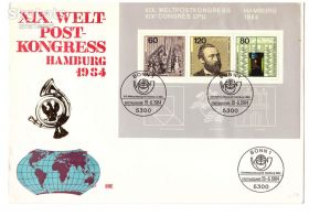 СРСР СССР ^/--/^ Германия , Гамбург 1984 г - КПД - СГ - БЛОК ^_^^^ Німеччина, Гамбург 1984 р - ККД - СГ - БЛОК - фото фото фото