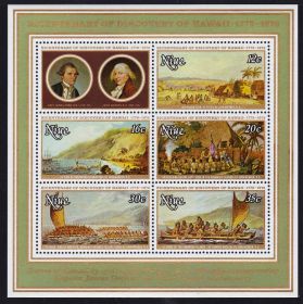 Мистецтво Искусство ^/--/^ NM Ниуэ 1978 г MNH  - блок - флот ^_^^^ NM Ніуе 1978 MNH - блок - флот - фото фото фото