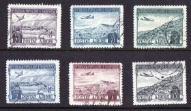 Транспорт Транспорт ^/--/^ Авиация .  Албания 1950 г гаш ^_^^^ Албанія 1950 г гаш - фото фото фото