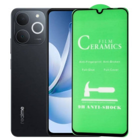 Чохли, бампера Чехлы, бампера ^/--/^ Захисне скло-плівка Fiji Ceramics для Realme Note 70 (RMX /--/ 5313) / Note 70 /--/ T повна проклейка чорний ^_^^^ Защитное стекло-пленка Fiji Ceramics для Realme Note 70 (RMX /--/ 5313) / Note 70 /--/ T полная проклейка черный - фото фото фото