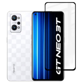 Чохли, бампера Чехлы, бампера ^/--/^ Захисне скло Fiji Premium для Realme GT Neo 3 /--/ T повне проклеювання Anti-Static чорний ^_^^^ Защитное стекло Fiji Premium для Realme GT Neo 3 /--/ T полное проклеивание Anti-Static черный - фото фото фото