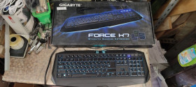 Клавіатури Клавиатуры ^/--/^ Игровая клавиатура с подсветкой Gigabyte GK-Force K /--/ 7 USB № 24140506 ^_^^^ Ігрова клавіатура з підсвічуванням Gigabyte GK-Force K /--/ 7 USB No 24140506 - фото фото фото