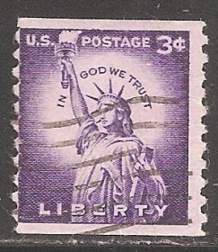 Північна Америка Северная Америка ^/--/^ США 1954 Sc.1057 гаш. - фото фото фото