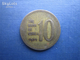 Республіка Корея Республика Корея ^/--/^ Монета 10 вона Південна Корея 1971 ^_^^^ Монета 10 она Южная Корея 1971 - фото фото фото