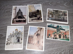 СРСР СССР ^/--/^ Открытка Москва кремль СССР 1959 /--/ г. 6 шт ^_^^^ Москва кремль СРСР 1959 /--/ р. 6 шт - фото фото фото