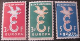 Бенілюкс Бенилюкс ^/--/^ Люксембург 1958 Европа СЕРТ Mi 590-592 MNH ^_^^^ Люксембург 1958 Європа Серт Mi 590-592 MNH - фото фото фото