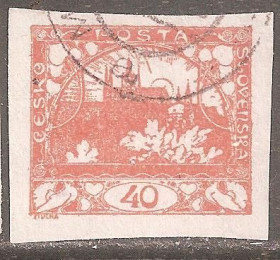 Чехословаччина Чехословакия ^/--/^ Чехословакия 1918-19 Sc.7 used ^_^^^ Чехословаччина 1918-19 Sc.7 used - фото фото фото