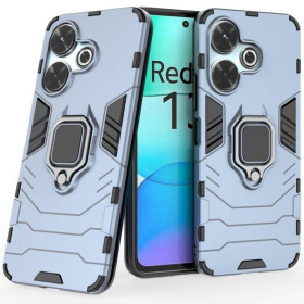 Чохли, бампера Чехлы, бампера ^/--/^ Чохол Fiji Ring для Xiaomi Redmi 13 броньований бампер з кільцем підставкою темно-синій ^_^^^ Чехол Fiji Ring для Xiaomi Redmi 13 бронирован бампер с кольцом подставкой темно-синий - фото фото фото