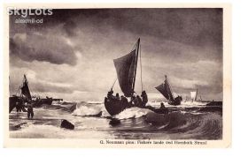 Європа Европа ^/--/^ Флот . Дания 1930 г - ПК - прошла почту - рыбаки - ^_^^^ Данія 1930 р - ПК - пройшла пошту - рибалки - - фото фото фото