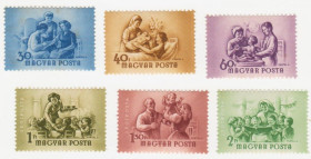 Угорщина Венгрия ^/--/^ Венгрия 1954 г. №  1387‑1392 ** серия ^_^^^ Угорщина 1954 р. No 1387-1392 ** серія - фото фото фото