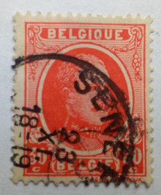 Бенілюкс Бенилюкс ^/--/^ Бельгия 1922-1925 Король Альберт, 30 /--/ С, гашеная ^_^^^ Бельгія 1922-1925 Король Альберт, 30 /--/ С, гашена - фото фото фото