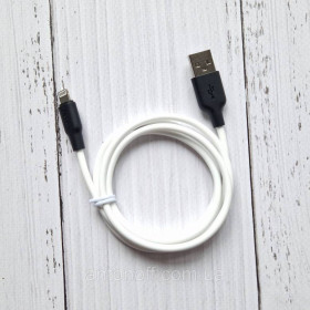 Зарядні пристрої Зарядные устройства ^/--/^ Кабель Hoco X /--/ 21 Plus Silicone Cable Lightning силіконовий (1 /--/ м 2.4 /--/ A) Білий ^_^^^ Кабель Hoco X /--/ 21 Plus Silicone Cable Lightning силиконовый (1 /--/ м 2.4 /--/ A) белый - фото фото фото