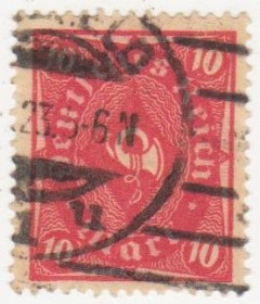 Веймарська республіка Веймарская республика ^/--/^ Германия          ( Рейх) 1922 г. №  208 гашеная ^_^^^ Німеччина (Рейх) 1922 р. No 208 гашена - фото фото фото