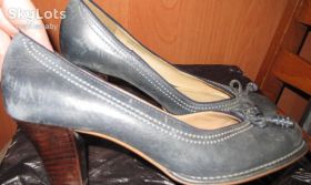 Туфлі Туфли ^/--/^ сині туфлі шкіра р /--/ 38 Clarks легкі сліди ззаду ^_^^^ Синие туфли кожа р /--/ 38 Clarks легкие следы сзади - фото фото фото