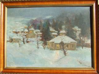 Картини, Гравюри, Живопис та Графіка Картины, Гравюры, Живопись и Графика ^/--/^ .Закарпатская школа Петки Й. холст масло раз. 70 х 50 см. 1956 гг. шк. Бокшая и Манайла Классики. Ужгород. ^_^^^ .. Закарпатська школа Петки Й. полотно олія раз. 70 х 50 см. 1956 Шк. Бокшая і Манайла Класики. Ужгород. - фото фото фото