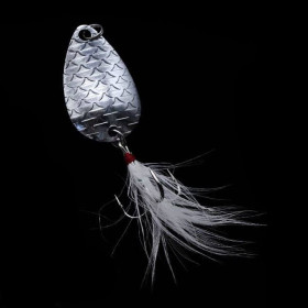 Воблери, принади Воблеры, приманки ^/--/^ Коливна блешня Aura Spoon 9.5 /--/ g Silver ^_^^^ Колесная блешня Aura Spoon 9.5 /--/ g Silver - фото фото фото