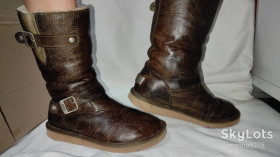 УГГІ (UGG) УГГИ (UGG) ^/--/^ UGG AUSTRALIA~Кожаные сапоги угги овчина ОРИГИНАЛ голограмма ^_^^^ UGG AUSTRALIA~Шкіряні чоботи вівчина Орігінал голограма - фото фото фото