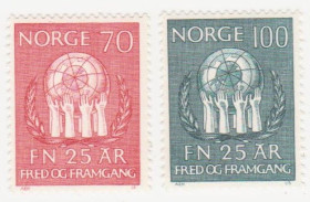 Скандинавія Скандинавия ^/--/^ Норвегия 1970 г.№ 627‑628 ** серия ^_^^^ Норвегія 1970 р. No 627-628 ** серія - фото фото фото