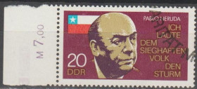НДР, ФРН ГДР, ФРГ ^/--/^ Германия Німеччина ГДР 1974 личности Неруда ^_^^^ Германия ГДР 1974 личности Неруда - фото фото фото