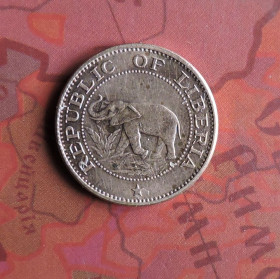 Ліберія Либерия ^/--/^ Ліберія Либерия 1 цент 1961 ^_^^^ Либерия Либерия 1 цент 1961 - фото фото фото