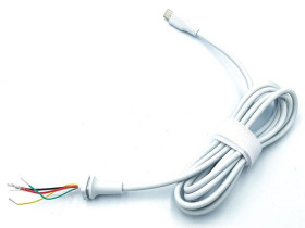Адаптери живлення Адаптеры питания ^/--/^ DC кабель (Type-C, USB-C) для блока питания (30 /--/ W, 45 /--/ W, 65 /--/ W, 87 /--/ W, 90 /--/ W) 5-проводов, 1.2 /--/ m White. От бло ^_^^^ DC кабель (Type-C, USB-C) для блоку харчування (30 /--/ W, 45 /--/ W, 65 /--/ W, 87 /--/ W) 5-проводів, 1.2 /--/ m White. - фото фото фото