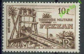 Інші країни Другие страны ^/--/^ Феззан франц. 1949 стандарт 10 ф 1 /--/ м. - фото фото фото