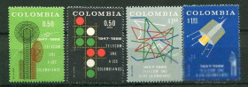 Освоєння космосу Освоение космоса ^/--/^ Колумбия Space 1968. Mi  1118-1121 MNH MNH ^_^^^ Колумбія Space 1968. 1118-1121 MNH MNH - фото фото фото