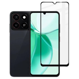 Чохли, бампера Чехлы, бампера ^/--/^ Захисне скло Fiji Premium для ZTE Blade A /--/ 35 повне проклеювання Anti-Static чорний ^_^^^ Защитное стекло Fiji Premium для ZTE Blade A /--/ 35 полное проклеивание Anti-Static черный - фото фото фото