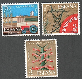 Іспанія Испания ^/--/^ Испания   (1964) 25-я годовщина окончания Гражданской войны ^_^^^ Іспанія (1964) 25-та річниця закінчення Громадянської війни - фото фото фото