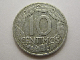 Іспанія Испания ^/--/^ Испания 10 сентимо 1959 года 3 /--/ П /--/ 1538 ^_^^^ Іспанія 10 вересня 1959 року 3 /--/ П /--/ 1538 - фото фото фото