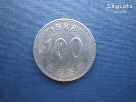 Республіка Корея Республика Корея ^/--/^ Монета 100 вон Південна Корея 1988 ^_^^^ Монета 100 вон Южная Корея 1988 - фото фото фото