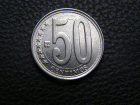 Венесуела Венесуэла ^/--/^ 50 сентесимо Венесуэлла 2012 г ^_^^^ 50 Сентесимо Венесуела 2012 - фото фото фото