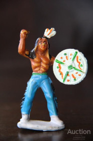 Фігурки, солдатики Фигурки, солдатики ^/--/^ индейцы ковбои ГДР № 046 type A ранние ВЫПУСКИ!! мягкая РЕЗИНА !! ЛЮКС ^_^^^ Індіанці ковбої НДР No 046 type A ранні Випускки!! Люкс - фото фото фото