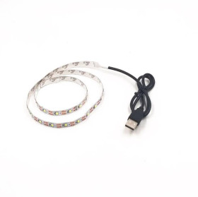 Лампи, лампочки Лампы, лампочки ^/--/^ USB LED-стрічка для повербанка Юсб світильник із самоклейною стрічкою 1 м білий ^_^^^ USB LED-лента для повербанка Юсб светильник с самоклеющейся лентой 1 м белый - фото фото фото