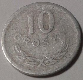 Інше Другое ^/--/^ Польша. 10 грошей. 1949. ^_^^^ Польща. 10 грошей. 1949. - фото фото фото