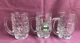 Бокали Бокалы ^/--/^ Кухлі для пива / кружки Heineken 0.5 л. Скло. ^_^^^ Кухли для пива / кружки Heineken 0.5 л. Стекло. - фото фото фото