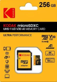 Карти пам'яті Карты памяти ^/--/^ Карта пам&amp;apos;яті KODAK Micro-SD 256 GB до 100 МБ/с Class 10 + SD-адаптер. НОВА!!! ^_^^^ Карта памяти KODAK Micro-SD 256 GB до 90 МБ/с Class 10 + SD-адаптер. НОВА!!! - фото фото фото