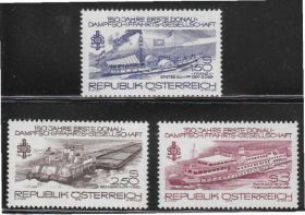 Транспорт Транспорт ^/--/^ Австрия 1979 ДУНАЙСКОЕ ПАРОХОДСТВО ПАРОХОДЫ БАРЖИ КОРАБЛИ НАВИГАЦИЯ ПЕРЕВОЗКИ Mi.1601-1603** MNH ^_^^^ 1979 ДУНАЙСЬКЕ ПАРОХІДСТВО ПАРОХОДИ БАРЖІ КОРАБЛІ НАВІГАЦІЯ ПЕРЕВОЗКИ Mi.1601-1603** MNH - фото фото фото