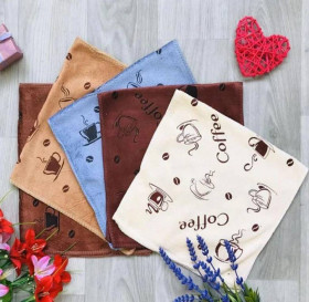 Рушники Полотенца ^/--/^ Полотенца для кухни Coffee микрофибра, 5 шт в упаковке ^_^^^ рушники для кухні Coffee мікрофібра, 5 шт в упаковці - фото фото фото