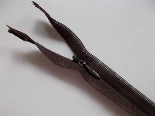 Тканина Ткань ^/--/^ Застежка *молния* ПОТАЙНАЯ коричневая  длина 27 cm ^_^^^ Застібка * блискавка * Потайна коричнева довжина 27 cm - фото фото фото