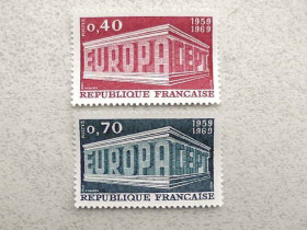 Франція Франция ^/--/^ Серія поштових марок Франція &amp;quot; Європа СЕРТ &amp;quot; 1969 рік ** ^_^^^ Серия почтовых марок Франция &amp;quot; Европа Серт &amp;quot; 1969 год ** - фото фото фото