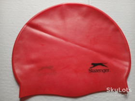 Водний спорт Водный спорт ^/--/^ Дитяча плавальна шапочка Slazenger Junior ^_^^^ Детская плавательная шапочка Slazenger Junior - фото фото фото