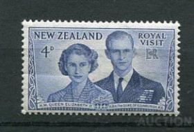 Історія та особистості История и личности ^/--/^ Новая Зеландия New Zealand 1953  Королевский визит MNH ^_^^^ Нова Зеландія New Zealand 1953 Королівський візит MNH - фото фото фото