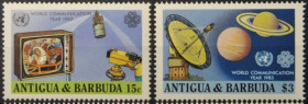 Інше Другое ^/--/^ Антигуа и Барбуда Телекоммуникации Космос 1983 ^_^^^ Антигуа і Барбуда Телекомунікації Космос 1983 - фото фото фото