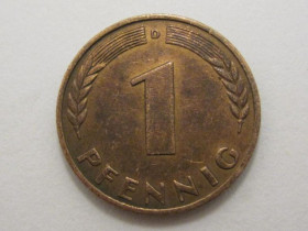 НДР, ФРН ГДР, ФРГ ^/--/^ Германия - ФРГ 1 пфенниг 1950 года D 3 /--/ П /--/ 1136 ^_^^^ Германия — ФРГ 1 пфенниг 1950 года D 3 /--/ П /--/ 1136 - фото фото фото