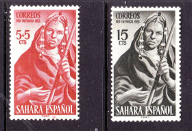 Іспанія Испания ^/--/^ EU  Испания , Сахара  1953 г  MNH  - ^_^^^ EU Іспанія, Сахара 1953 MNH - фото фото фото