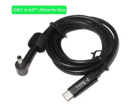 Інші комплектуючі Другие комплектующие ^/--/^ USB Type-C 65 /--/ W триггер кабель живлення DC 4.0 × 1.35 Asus ^_^^^ USB Type-C 65 /--/ W тригер кабель живлення DC 4.0 × 1.35 Asus - фото фото фото