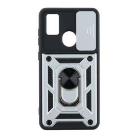 Чохли, бампера Чехлы, бампера ^/--/^ Чохол Fiji Camera Defence для ZTE Blade A /--/ 31 бампер із захистом камери та підставкою Silver ^_^^^ Чехол Fiji Camera Defence для ZTE Blade A /--/ 31 бампер с защитой камеры и подставкой Silver - фото фото фото