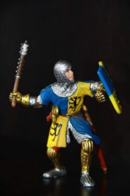 Фігурки, солдатики Фигурки, солдатики ^/--/^ рыцарь с булавой  SCHLEICH 90-100 /--/ мм ФРГ ^_^^^ Лицар з булавою SCHLEICH 90-100 /--/ мм ФРН - фото фото фото