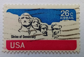 Північна Америка Северная Америка ^/--/^ США 1971 Авиапочта, президенты, гашеная ^_^^^ США 1971 Авіапошта, президенти, гашена - фото фото фото